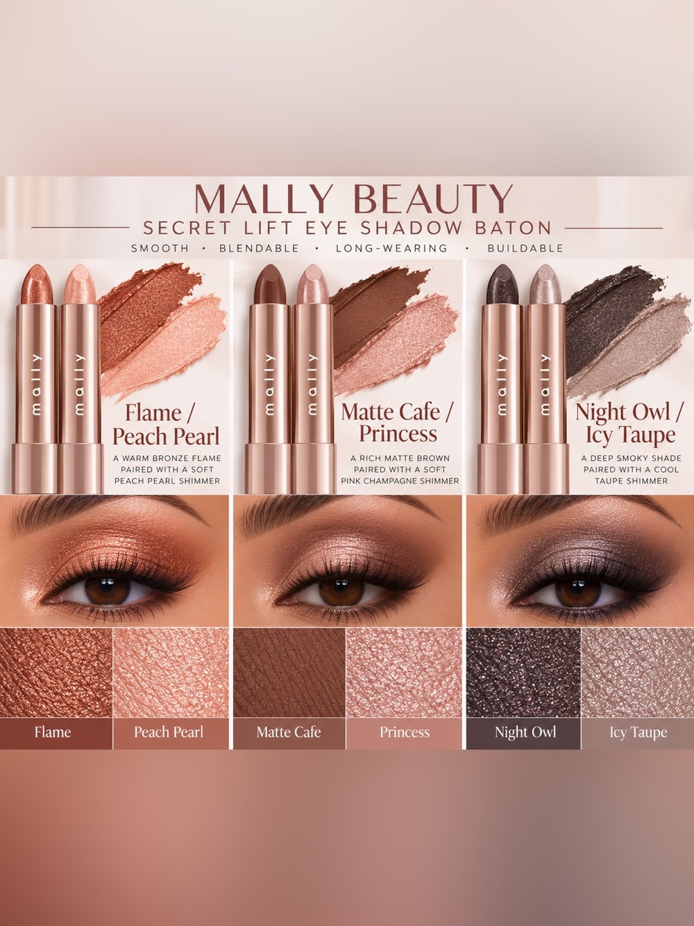 Mally secret lift eyeshadow baton - Picture 2 of 4